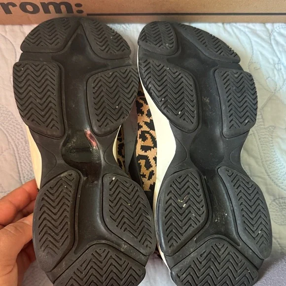 Steve Madden Leopard Print Sneakers with Black Accents - Picture 10 of 10